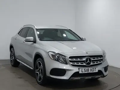 Used Mercedes GLA220 AMG line 177 HP (130 kW) 2018 Silver SUV