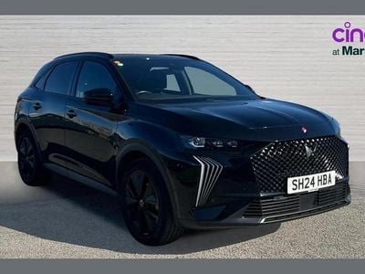 Used DS Automobiles DS7 Crossback Performance Line Plus 130 HP (95 kW) 2024 Black SUV