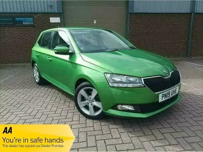 Begagnad Skoda Fabia SE L 110 HK (80 kW) 2019 Grön Halvkombi