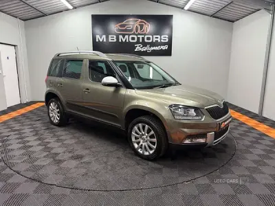 Used Skoda Yeti SE 110 HP (80 kW) 2016 Green SUV