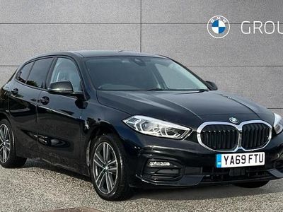 Used BMW 116 Sport Line 116 HP (85 kW) 2020 Black sapphire metallic paint Hatchback