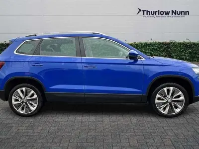 Gebraucht Skoda Karoq SE L 116 PS (85 kW) 2023 Blau SUV