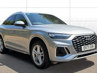 Used Audi Q5 S-Line 204 HP (150 kW) 2021 Silver SUV