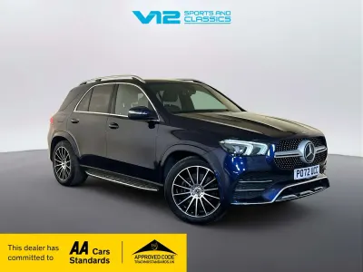 Used Mercedes GLE400 AMG line 330 HP (242 kW) 2022 Blue SUV