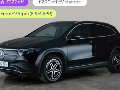 Used Mercedes EQA250+ AMG line 139 kW (190 HP) 2022 Black SUV