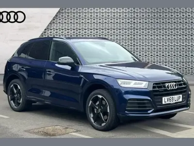 Used Audi Q5 Design 245 HP (180 kW) 2019 Blue SUV