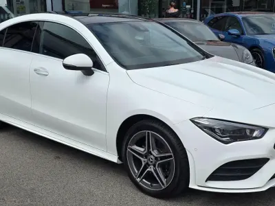 Used Mercedes CLA250e AMG Line Premium Plus 218 HP (160 kW) 2022 White Coupe