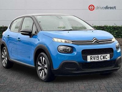 Blue Used 2019 Citroën C3 Feel Hatchback | £6,598 (Fair price)