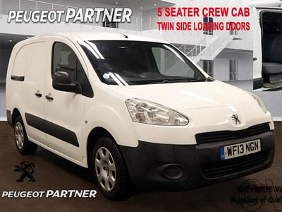 White Used 2013 Peugeot Partner S MPV | £3,995 (Expensive)
