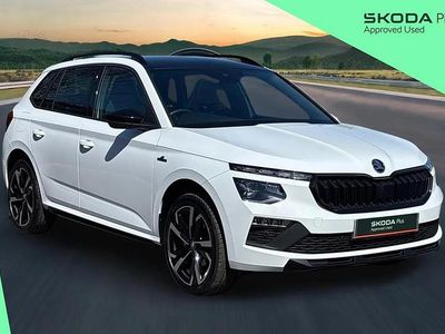 Used Skoda Kamiq Monte Carlo 150 HP (110 kW) 2025 Moon white metallic SUV