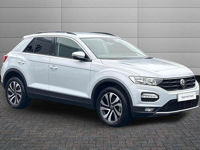 Used VW T-Roc Active 110 HP (80 kW) 2021 White silver SUV