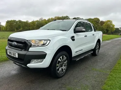 Used Ford Ranger Wildtrack 200 HP (147 kW) 2018 White Pickup