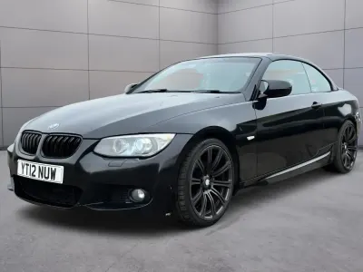 Used BMW 320 Cabriolet Sport Line 184 HP (135 kW) 2012 Black Cabriolet