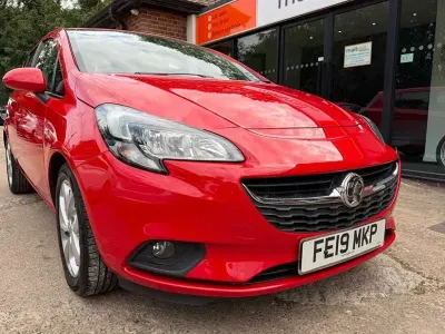 Used Vauxhall Corsa 75 HP (55 kW) 2019 Red Hatchback
