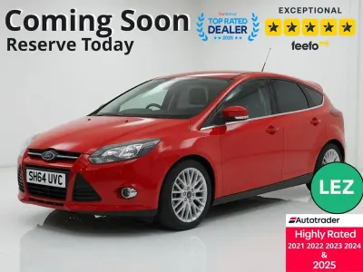 Used Ford Focus Zetec 115 HP (84 kW) 2014 Red Hatchback