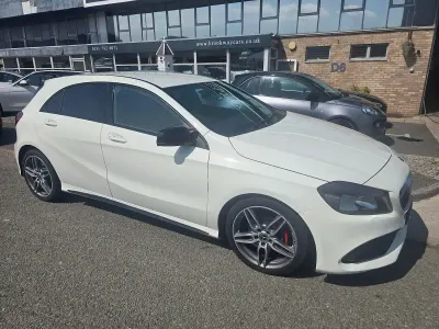 Used Mercedes A180 AMG line 2017 White Hatchback