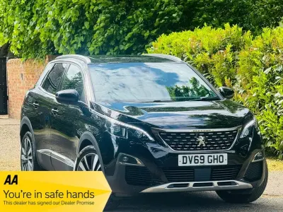 Used Peugeot 3008 GT-line 130 HP (95 kW) 2019 Black SUV