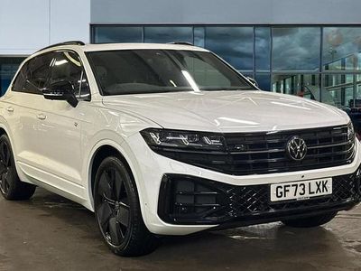 Pure white Used 2023 VW Touareg Black Edition SUV | £48,422 (Fair price)