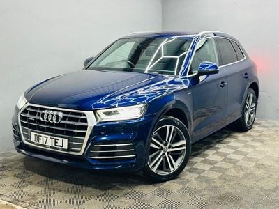 Used Audi Q5 S-Line 190 HP (139 kW) 2017 Blue SUV