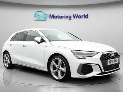 Used Audi A3 Sportback S-Line 110 HP (80 kW) 2021 White Hatchback
