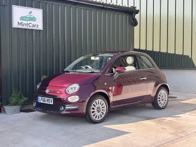 Used Fiat 500 Lounge 69 HP (50 kW) 2016 Red Hatchback