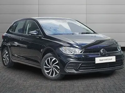 Used VW Polo Life 95 HP (69 kW) 2023 Black Hatchback