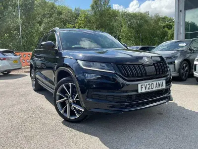Used Skoda Kodiaq SportLine 140 HP (102 kW) 2020 Black SUV