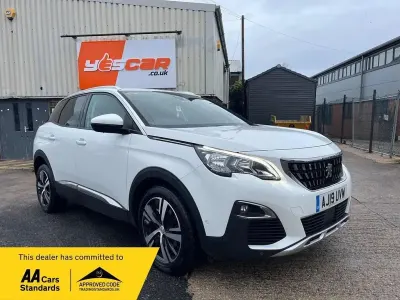 Second-hand Peugeot 3008 Allure 130 CP (95 kW) 2019 Alb SUV