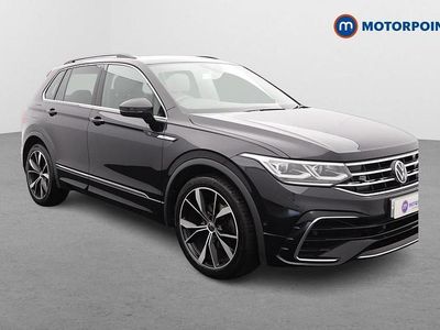 Black Used 2022 VW Tiguan R-line SUV | £25,799 (Fair price)