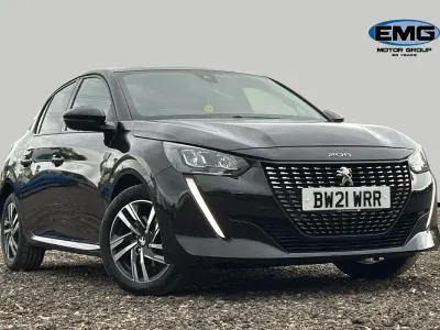 Second-hand Peugeot 208 Allure Premium 100 CP (73 kW) 2021 Negru Hatchback