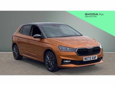 Used Skoda Fabia Colour Edition 95 HP (69 kW) 2022 Orange Hatchback