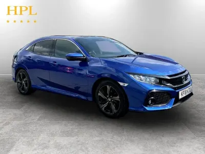 Used Honda Civic EX 129 HP (94 kW) 2018 Blue Hatchback