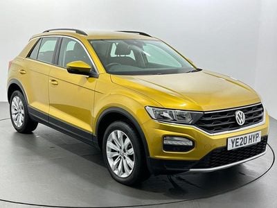 Yellow Used 2020 VW T-Roc SE SUV | £13,761 (Good price)