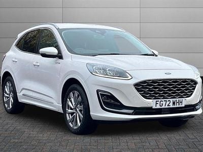 White platinum Used 2022 Ford Kuga Vignale SUV | £22,350 (Fair price)