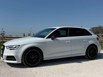 Used Audi A3 Black Edition 150 HP (110 kW) 2017 White Hatchback