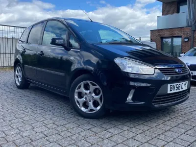 Käytetty Ford C-MAX Zetec 145 HP (106 kW) 2008 Musta Tila-auto