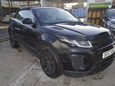 Used Land Rover Range Rover evoque HSE Dynamic 240 HP (176 kW) 2017 Black Cabriolet