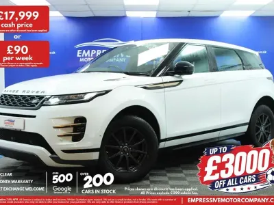 Used Land Rover Range Rover evoque R-Dynamic 163 HP (119 kW) 2021 White SUV