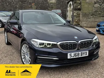 Begagnad BMW 530e Comfort Edition 252 HK (185 kW) 2018 Blå Sedan