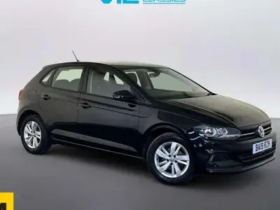 Used VW Polo Edition 95 HP (69 kW) 2019 Black Hatchback