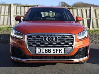 Used Audi Q2 S-Line 116 HP (85 kW) 2017 Orange SUV