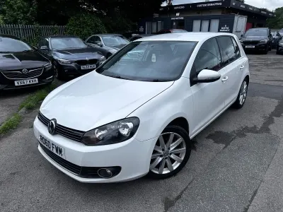 Used VW Golf VI GT 2010 White Hatchback