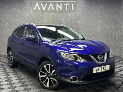 Begagnad Nissan Qashqai Tekna 110 HK (80 kW) 2017 Blå SUV