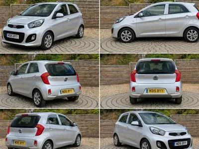 Used Kia Picanto 84 HP (61 kW) 2015 Silver Hatchback