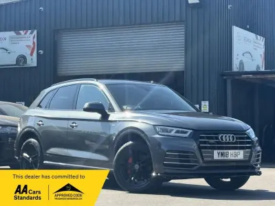 Used Audi Q5 S-Line 252 HP (185 kW) 2018 Grey SUV