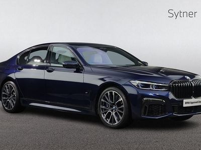 Blue Used 2021 BMW 740 M Sport Sedan | £38,000 (Expensive)