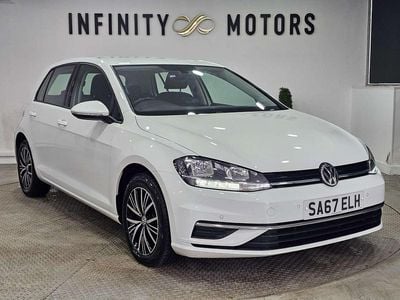 Used VW Golf VII SE 125 HP (91 kW) 2017 White Hatchback