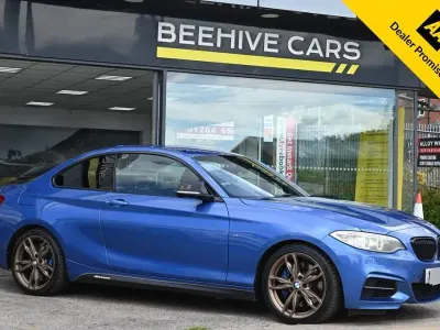 Used BMW M235 Comfort Edition 326 HP (239 kW) 2014 Blue Coupe