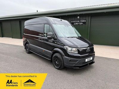 New MAN TGE 2026 Black Van