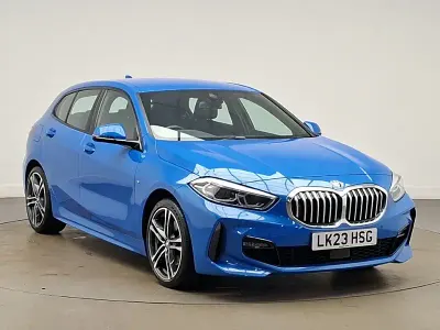 Used BMW 118 M Sport 136 HP (100 kW) 2023 Blue Hatchback